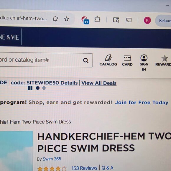 Roman's-2 piece 365 Swim Suit - Picture 4 of 5